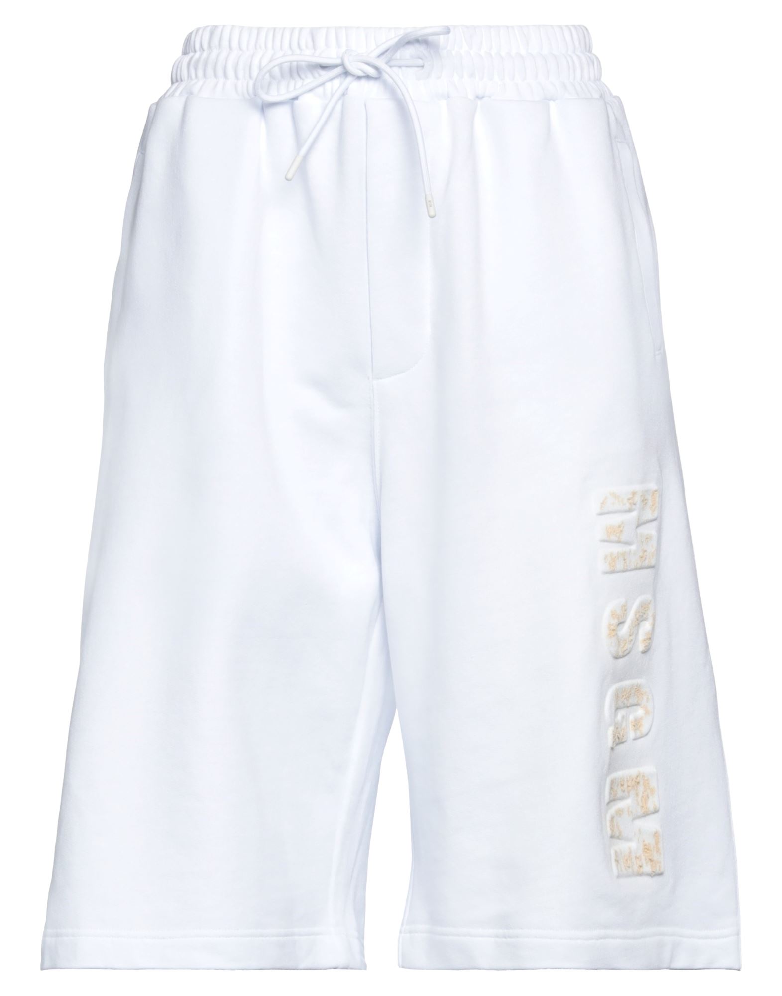 Msgm Woman Shorts & Bermuda Shorts White Size M Cotton