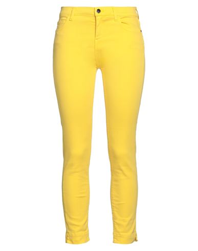 Kaos Jeans Woman Denim Pants Yellow Size 27 Cotton, Tencel, Polyester, Elastane