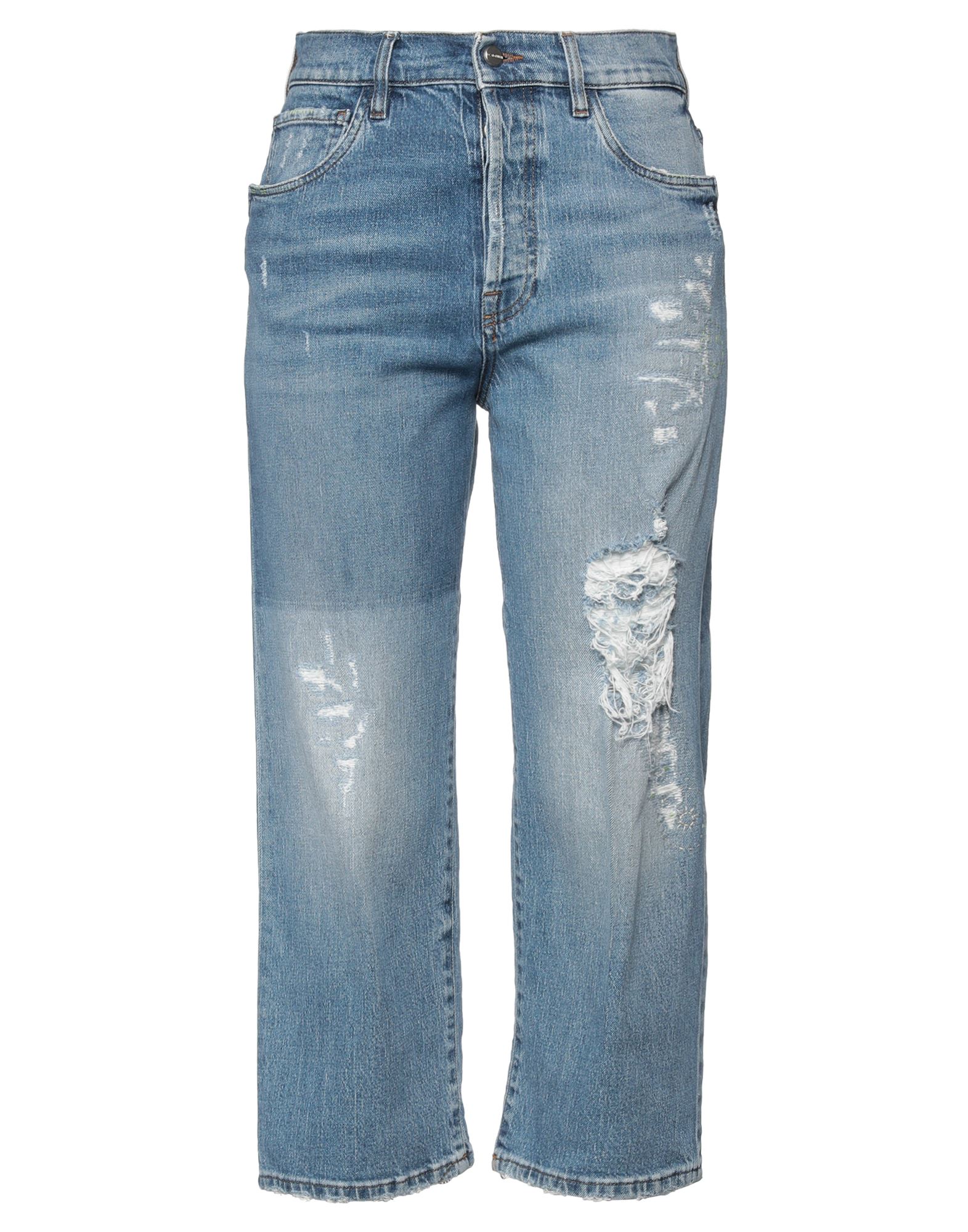 Don The Fuller Denim Cropped In Blue