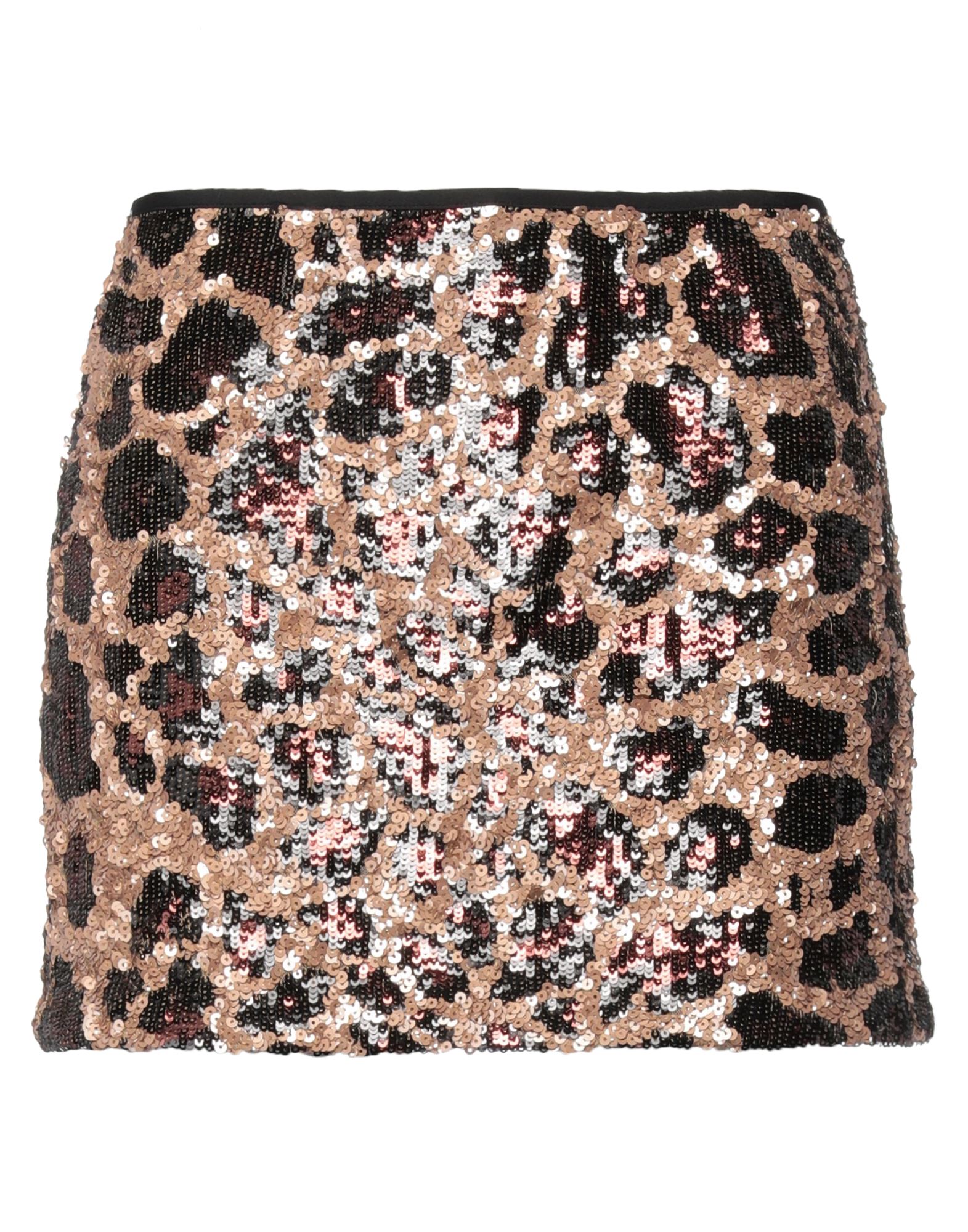 Pinko Mini Skirts In Light Brown