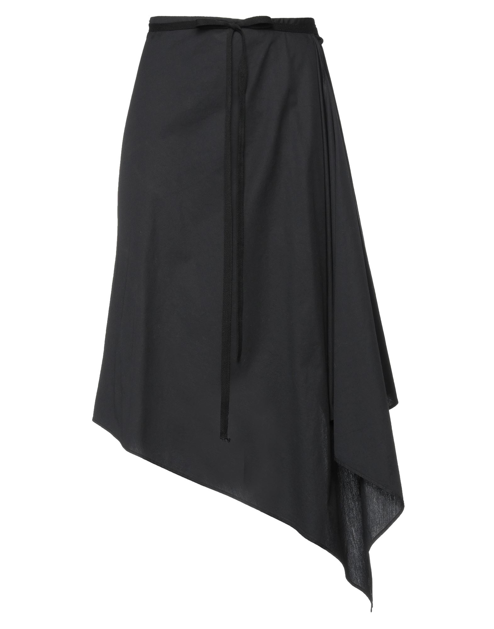Ann Demeulemeester Midi Skirts In Black