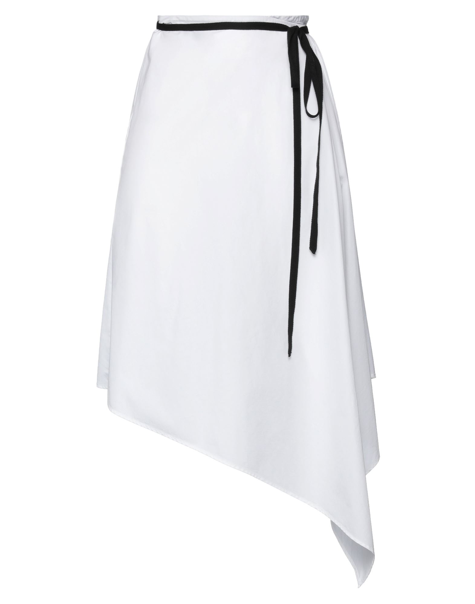 Ann Demeulemeester Midi Skirts In White