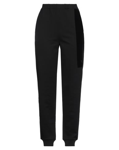 Emporio Armani Woman Pants Black Size 14 Viscose, Polyamide, Elastane, Polyester