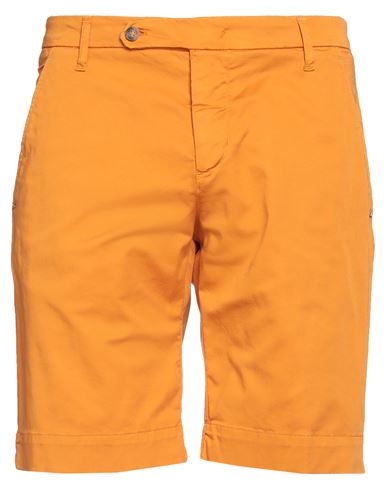 Entre Amis Man Shorts & Bermuda Shorts Orange Size 31 Cotton, Elastane
