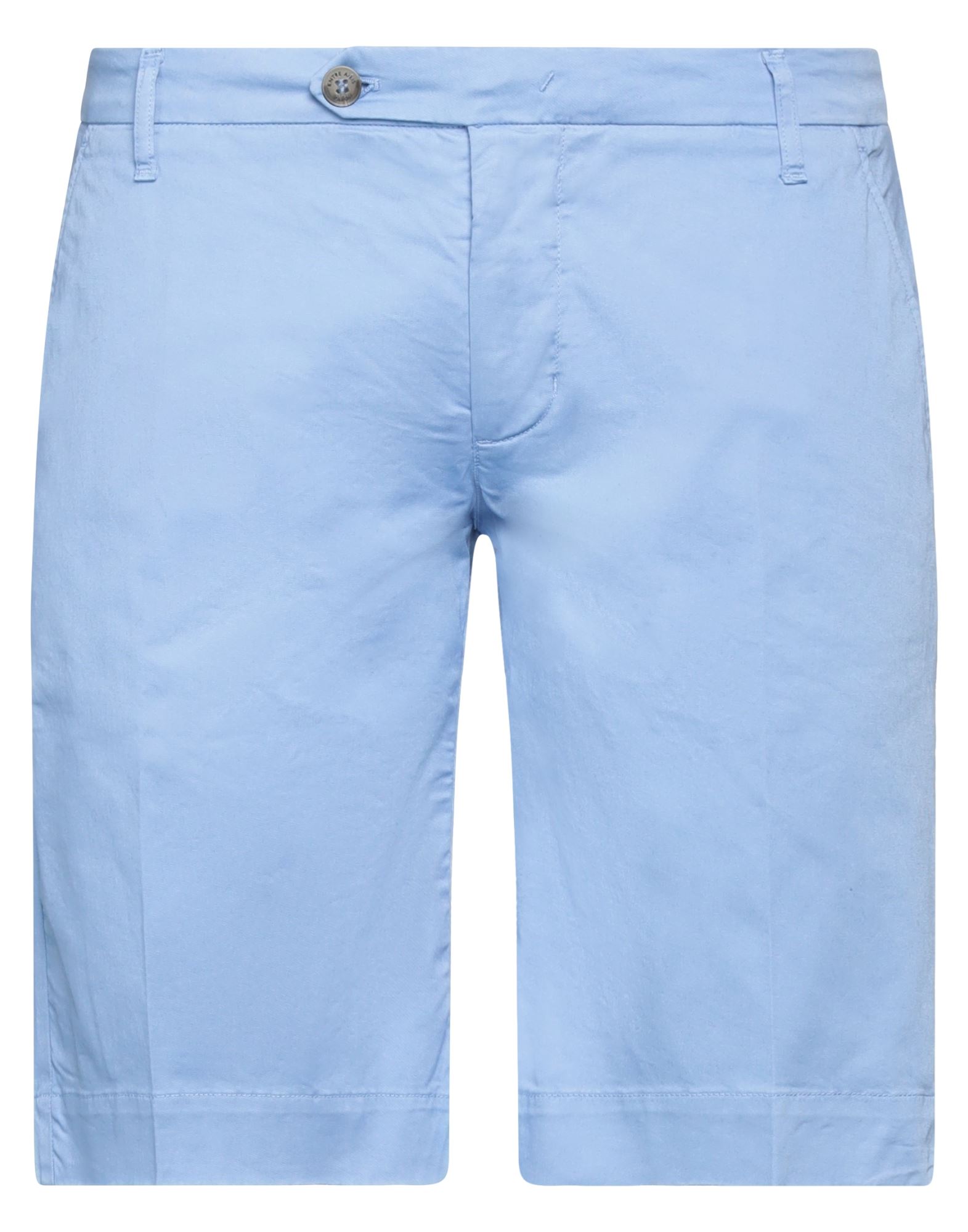 Entre Amis Man Shorts & Bermuda Shorts Light Blue Size 32 Cotton, Elastane