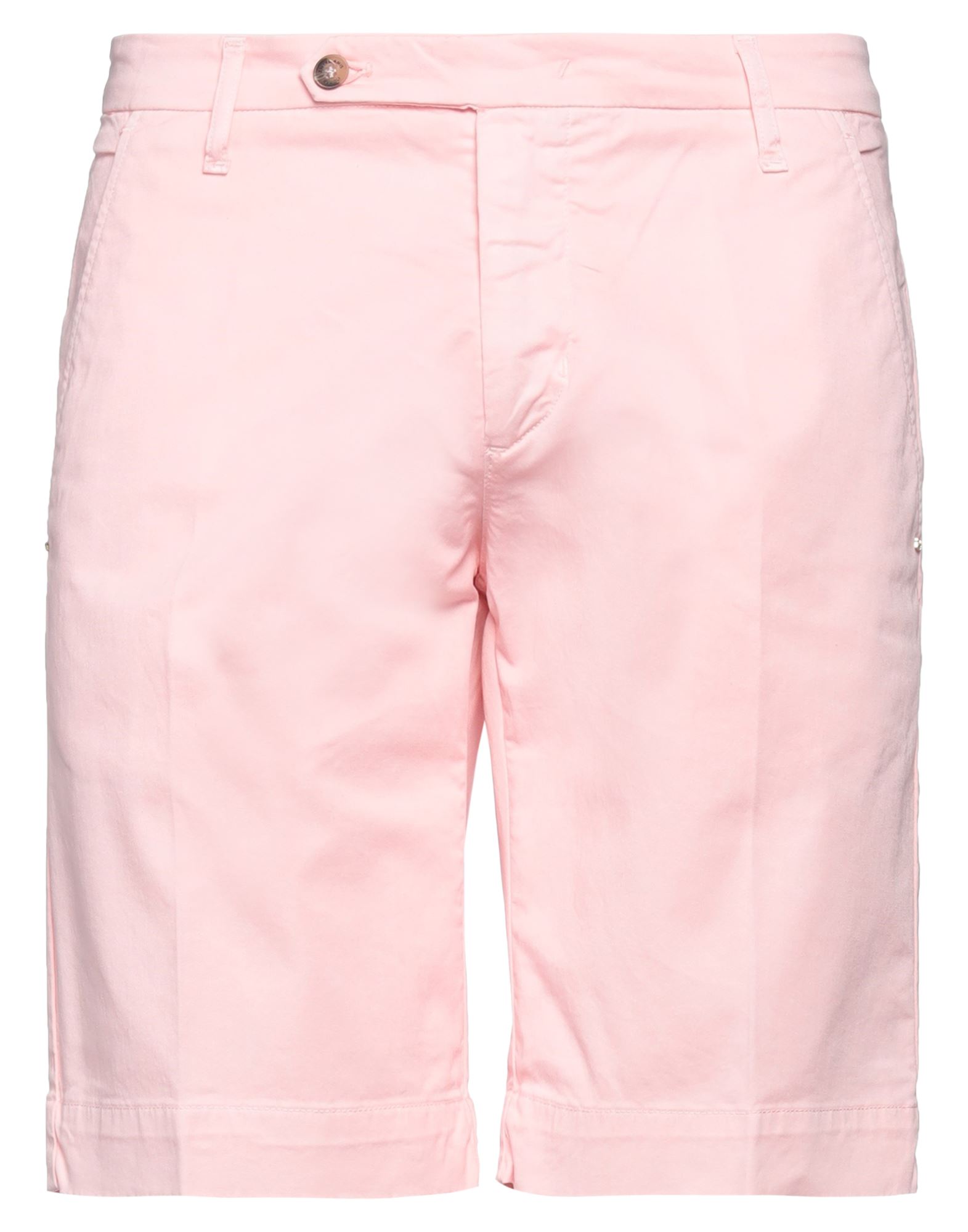 Entre Amis Man Shorts & Bermuda Shorts Light Pink Size 34 Cotton, Elastane