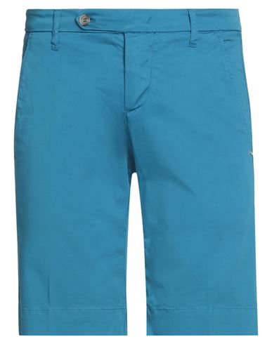 Entre Amis Man Shorts & Bermuda Shorts Pastel Blue Size 29 Cotton, Elastane