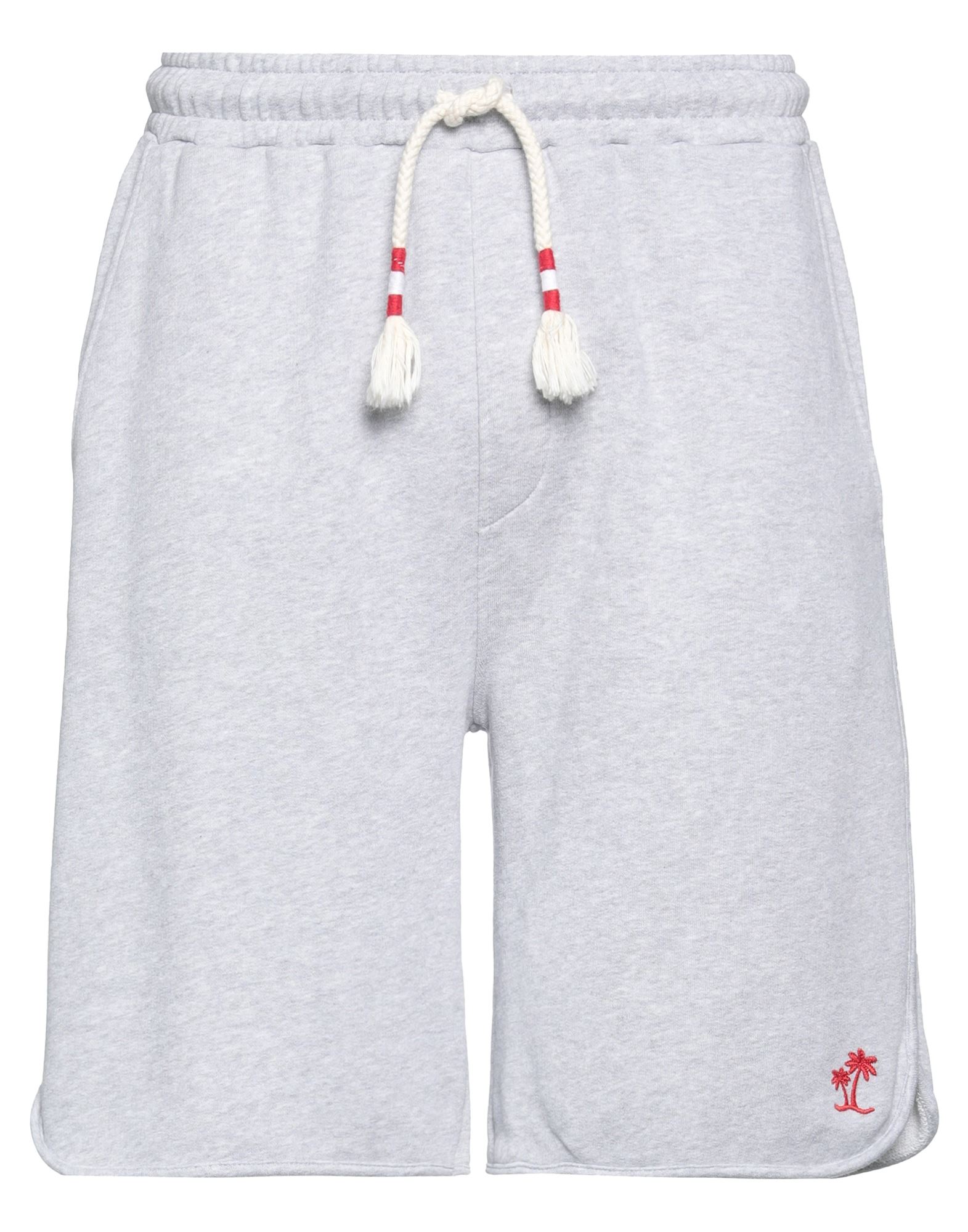 Mc2 Saint Barth Man Shorts & Bermuda Shorts Light Grey Size M Cotton