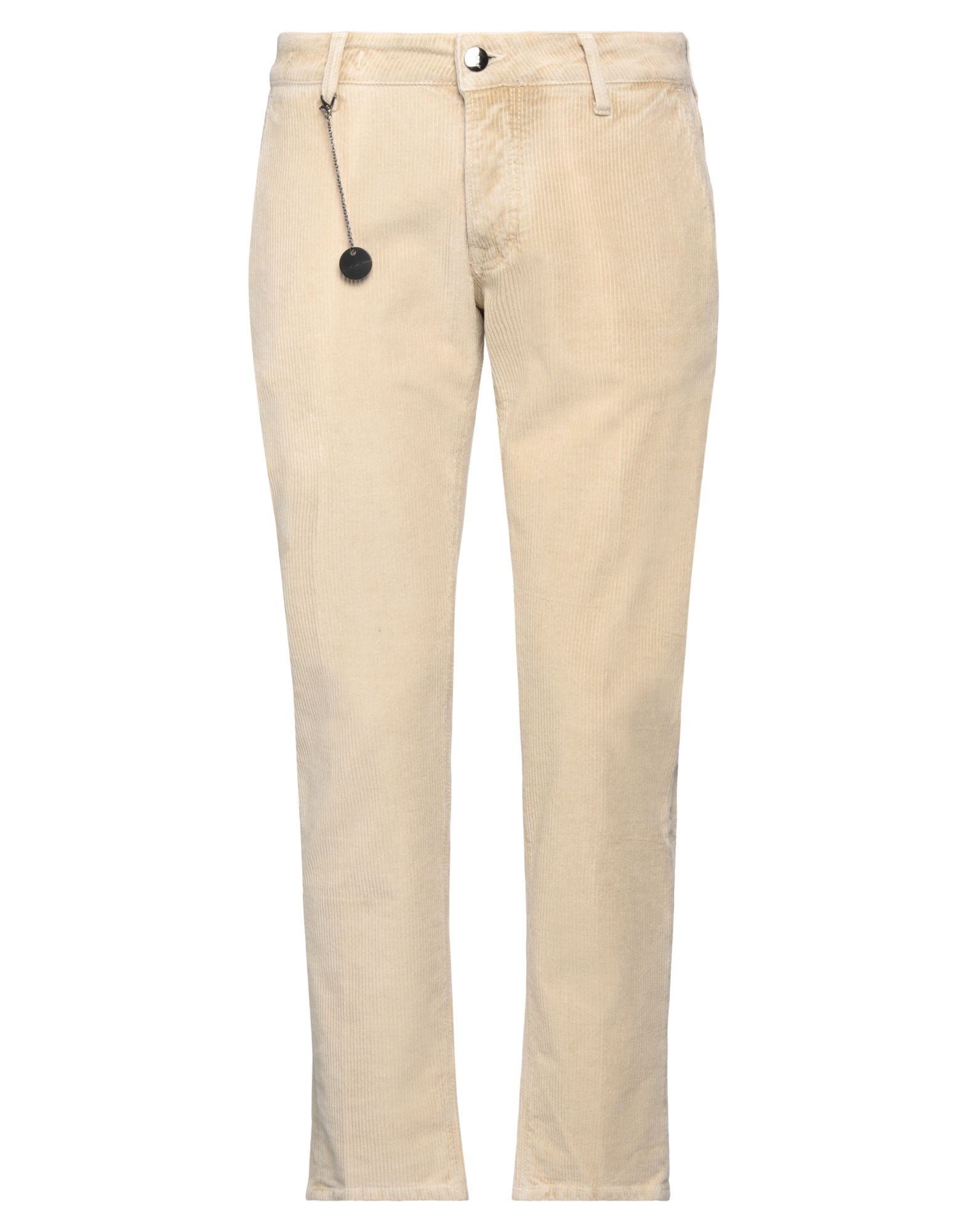 Mc Denimerie Man Pants Beige Size 40 Cotton, Polyester