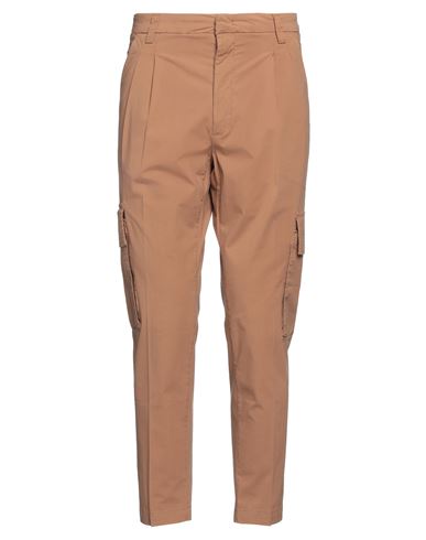 ENTRE AMIS ENTRE AMIS MAN PANTS CAMEL SIZE 34 COTTON, ELASTANE