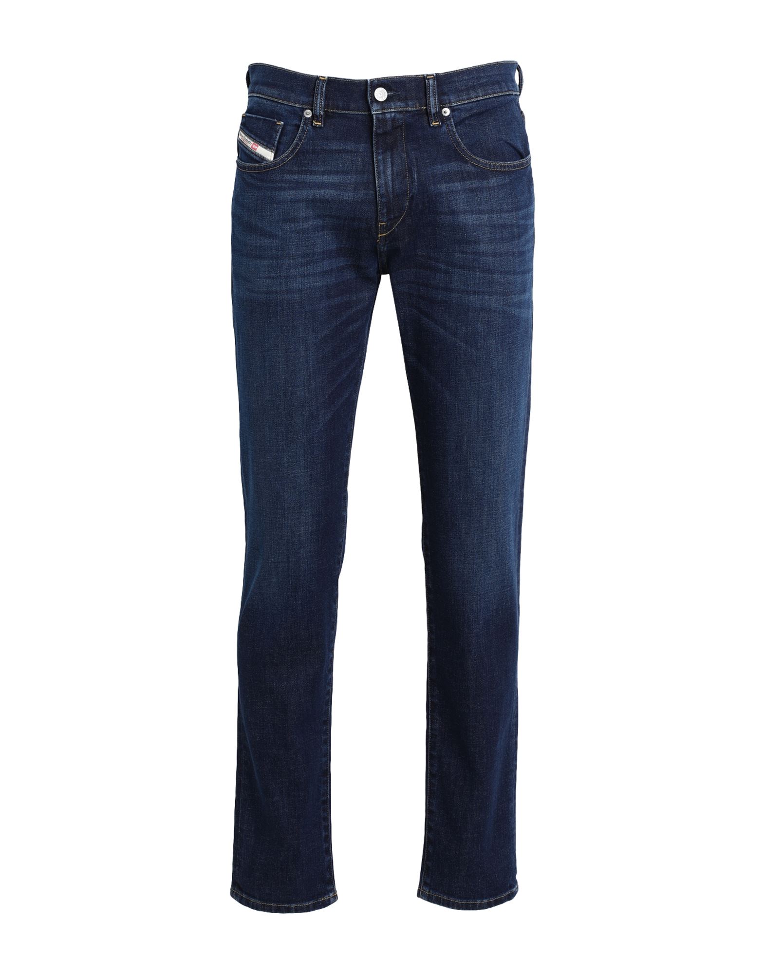 Shop Diesel 2019 D-strukt 09b90 Slim Jeans Man Jeans Blue Size 30w-32l Cotton, Elastane