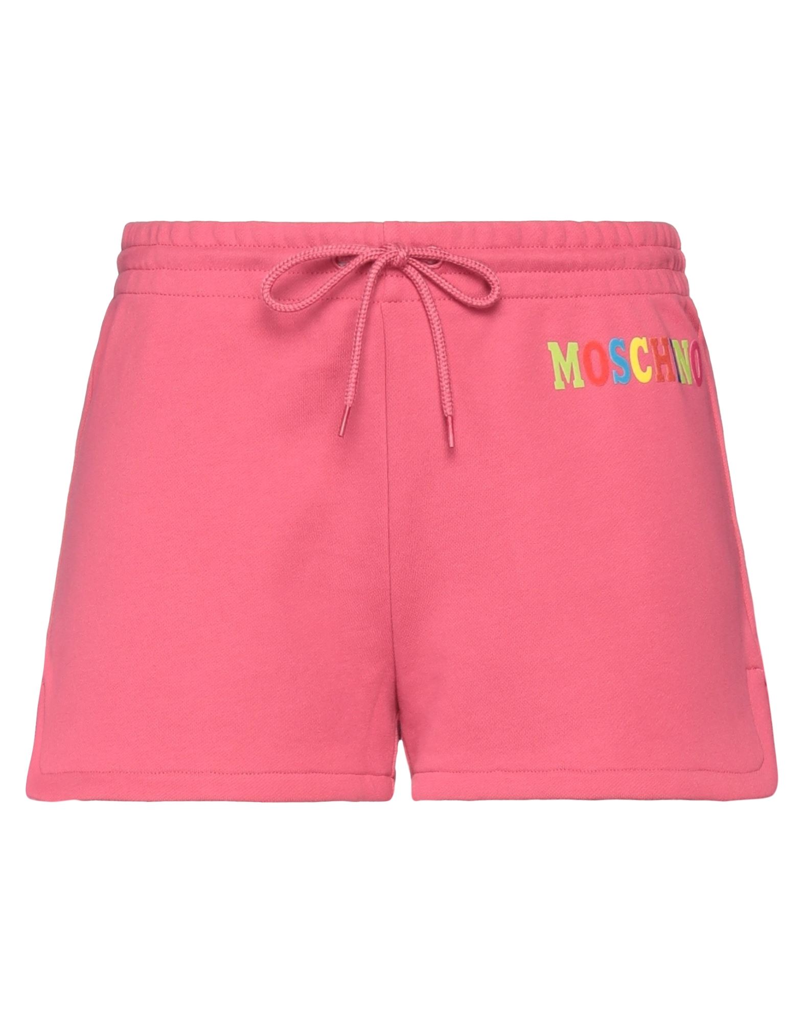 Moschino Woman Shorts & Bermuda Shorts Fuchsia Size 6 Cotton In Pink
