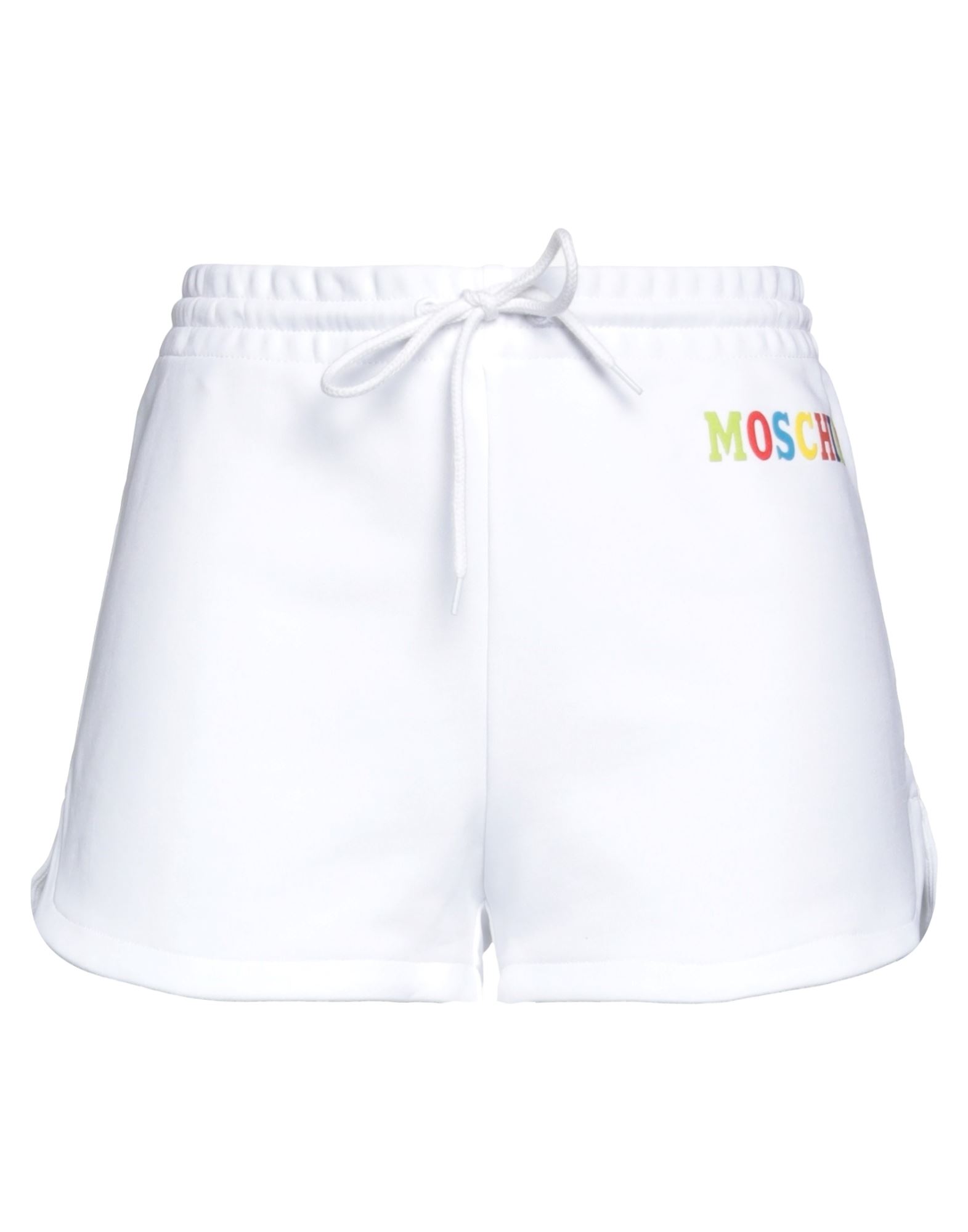 Moschino Woman Shorts & Bermuda Shorts White Size 4 Cotton