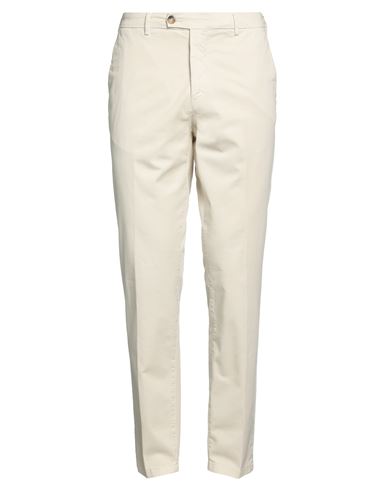 Cruna Man Pants Ivory Size 38 Cotton, Elastane In White