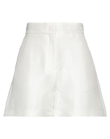 Msgm Woman Shorts & Bermuda Shorts Ivory Size 4 Viscose In White