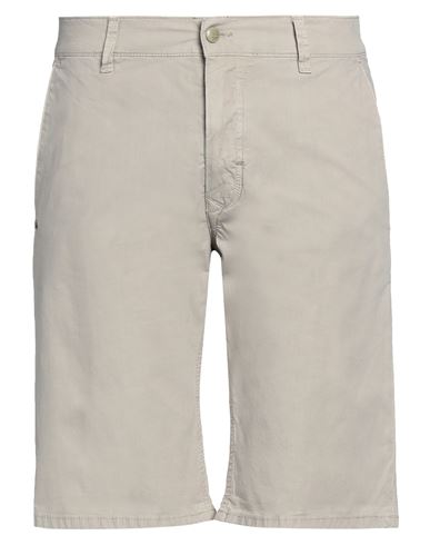 GREY DANIELE ALESSANDRINI GREY DANIELE ALESSANDRINI MAN SHORTS & BERMUDA SHORTS BEIGE SIZE 32 COTTON, ELASTANE