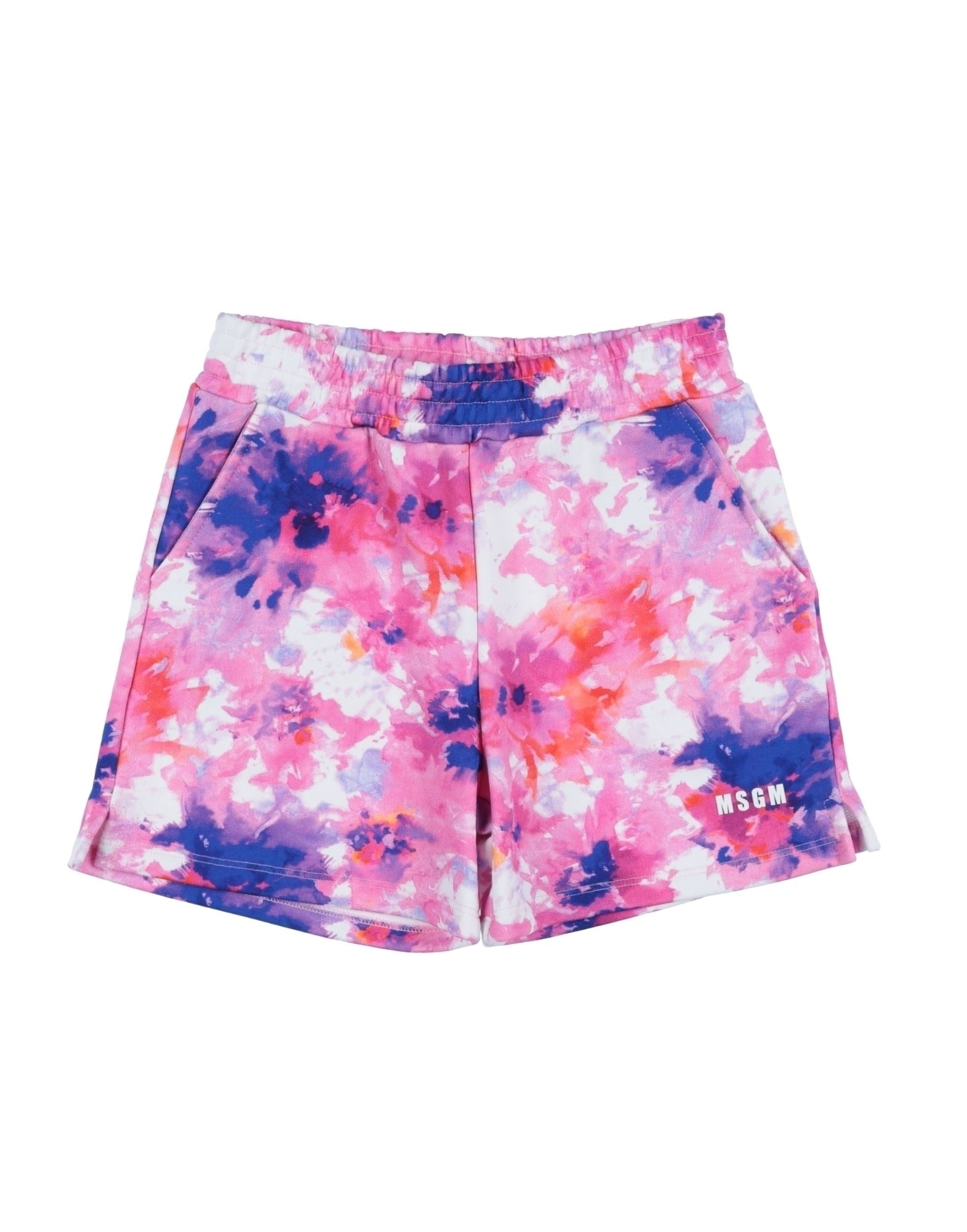Msgm Kids'  Shorts & Bermuda Shorts In Fuchsia