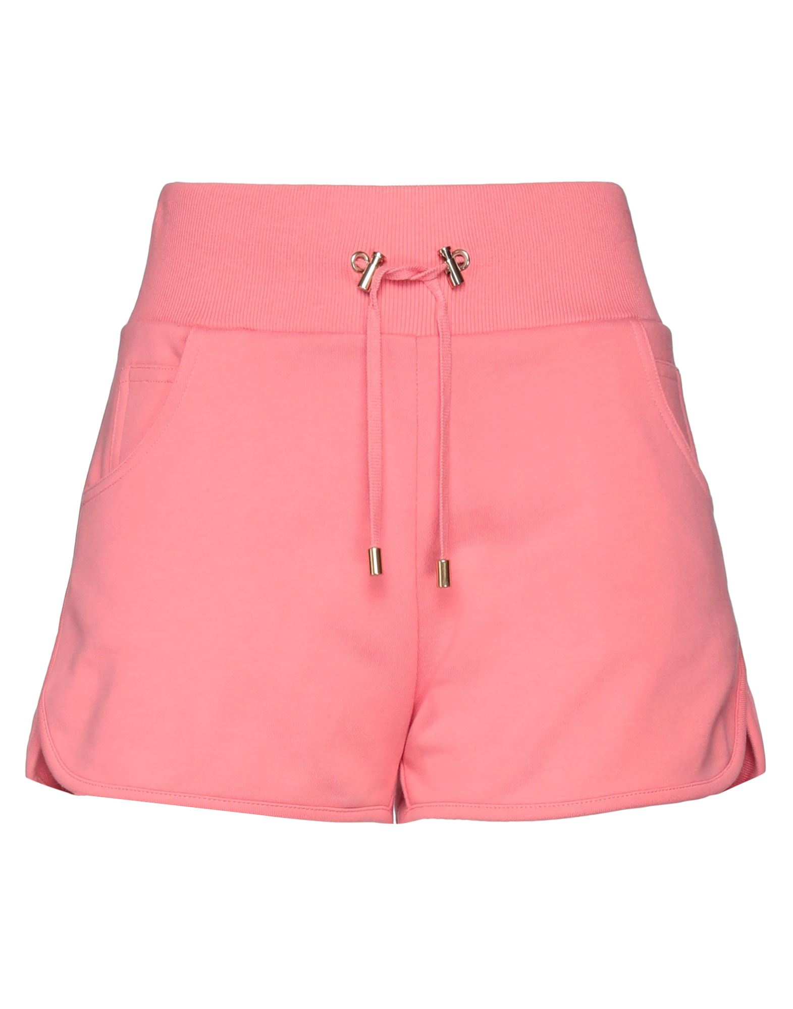 Balmain Woman Shorts & Bermuda Shorts Pink Size Xxs Cotton, Elastane