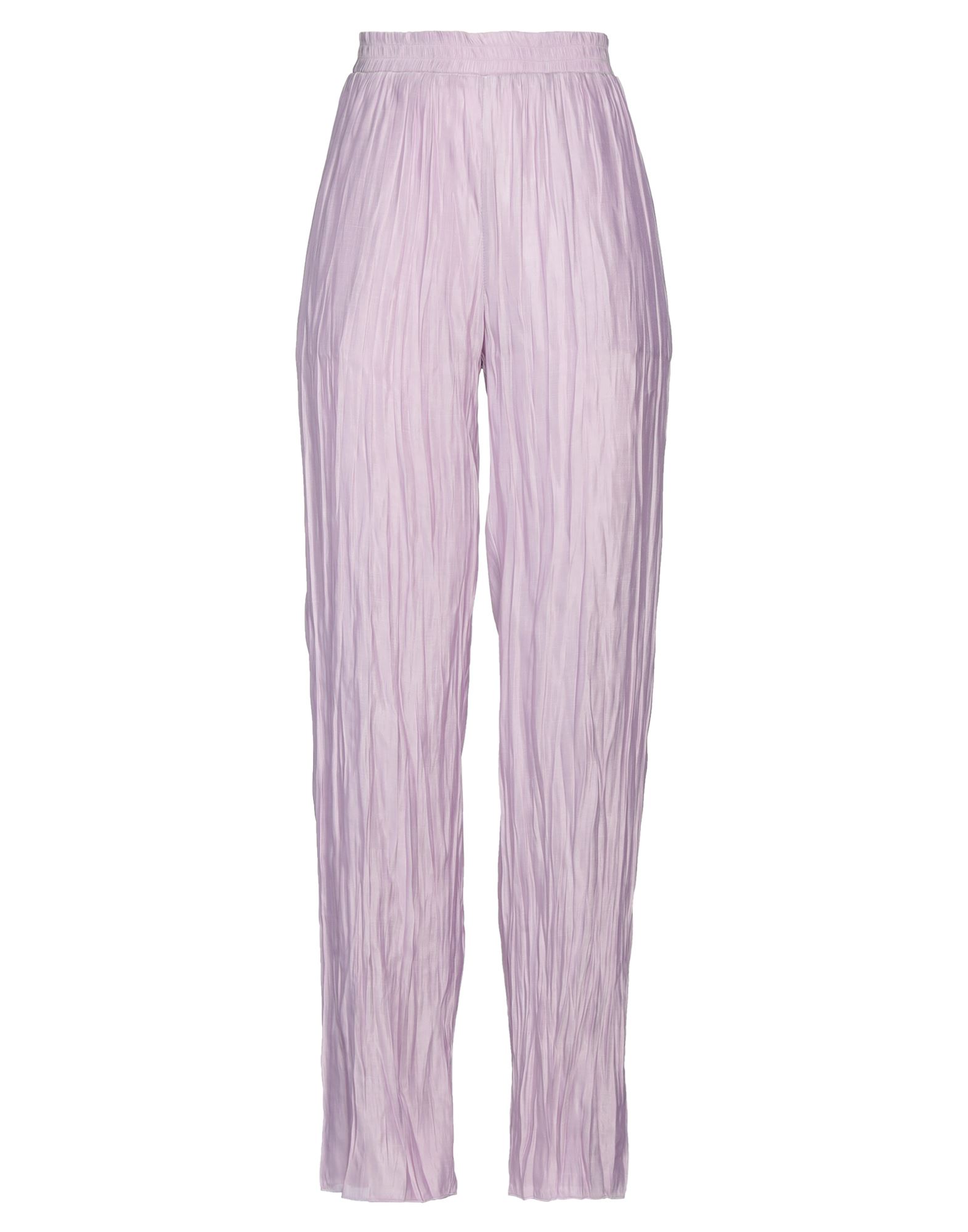 Roberto Collina High-waist Crinkle Trousers In Purple