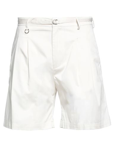 Golden Craft 1957 Man Shorts & Bermuda Shorts Ivory Size 30 Cotton, Elastane In White
