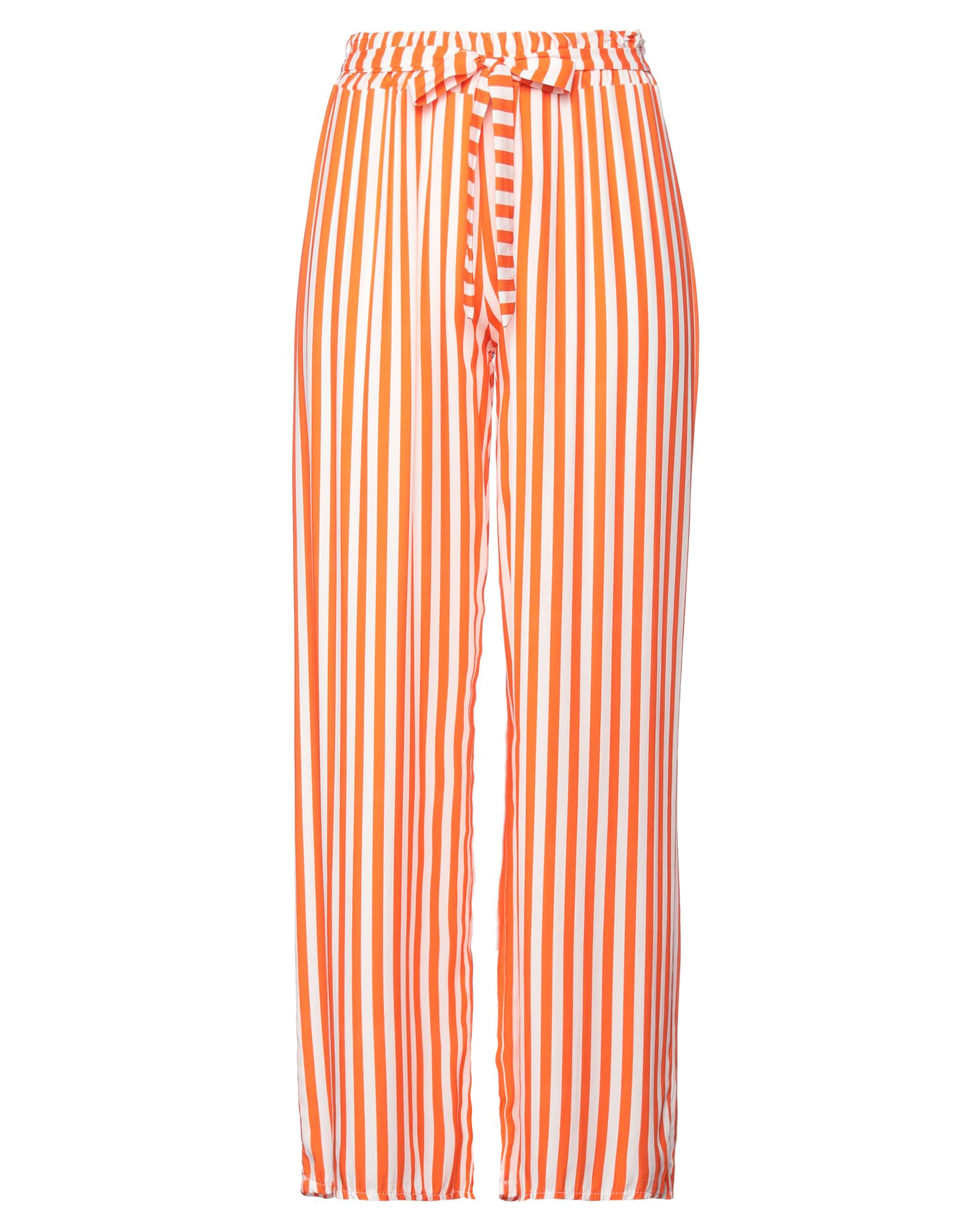 Shop Boutique De La Femme Woman Pants Orange Size Onesize Viscose