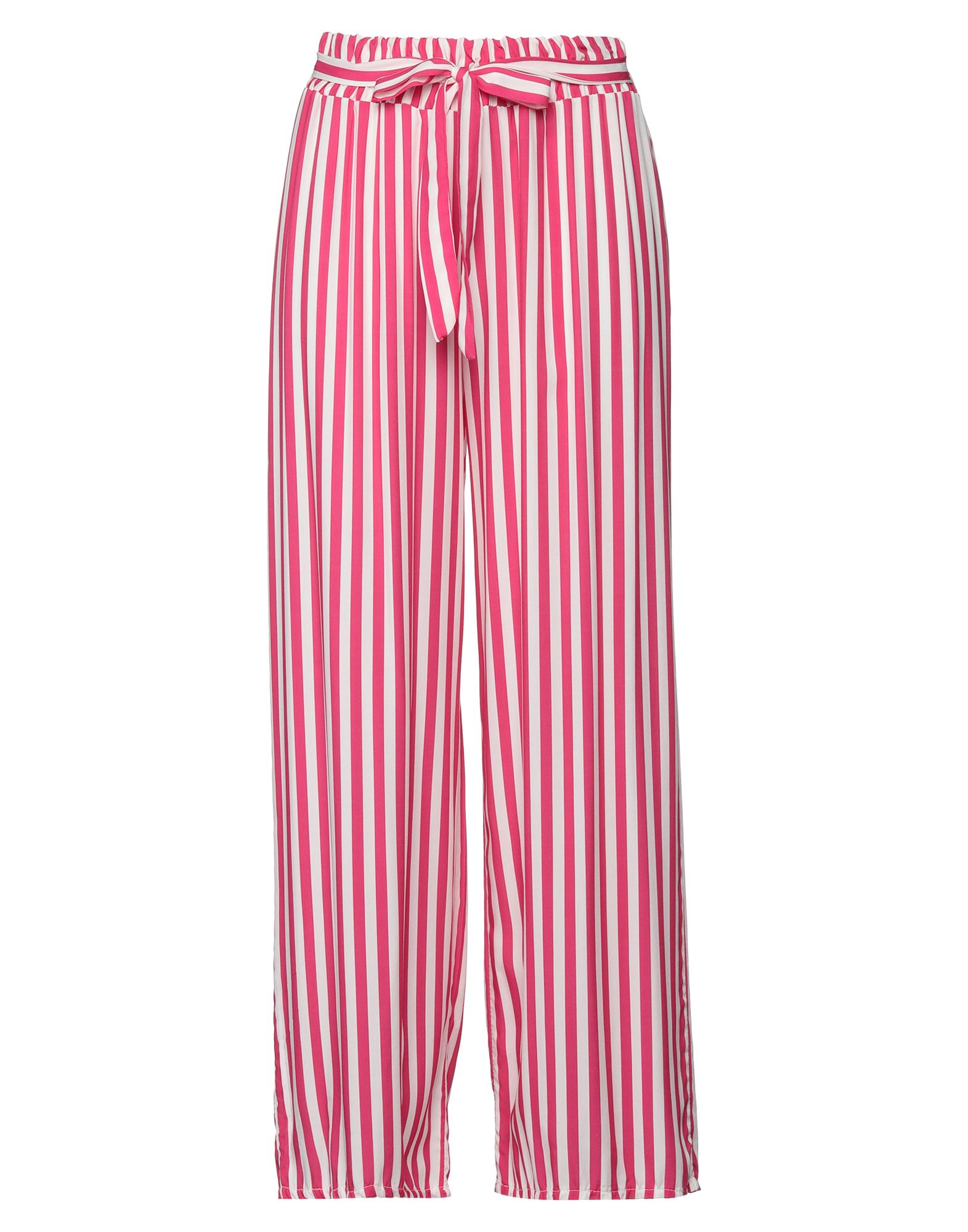 Shop Boutique De La Femme Woman Pants Fuchsia Size Onesize Viscose In Pink
