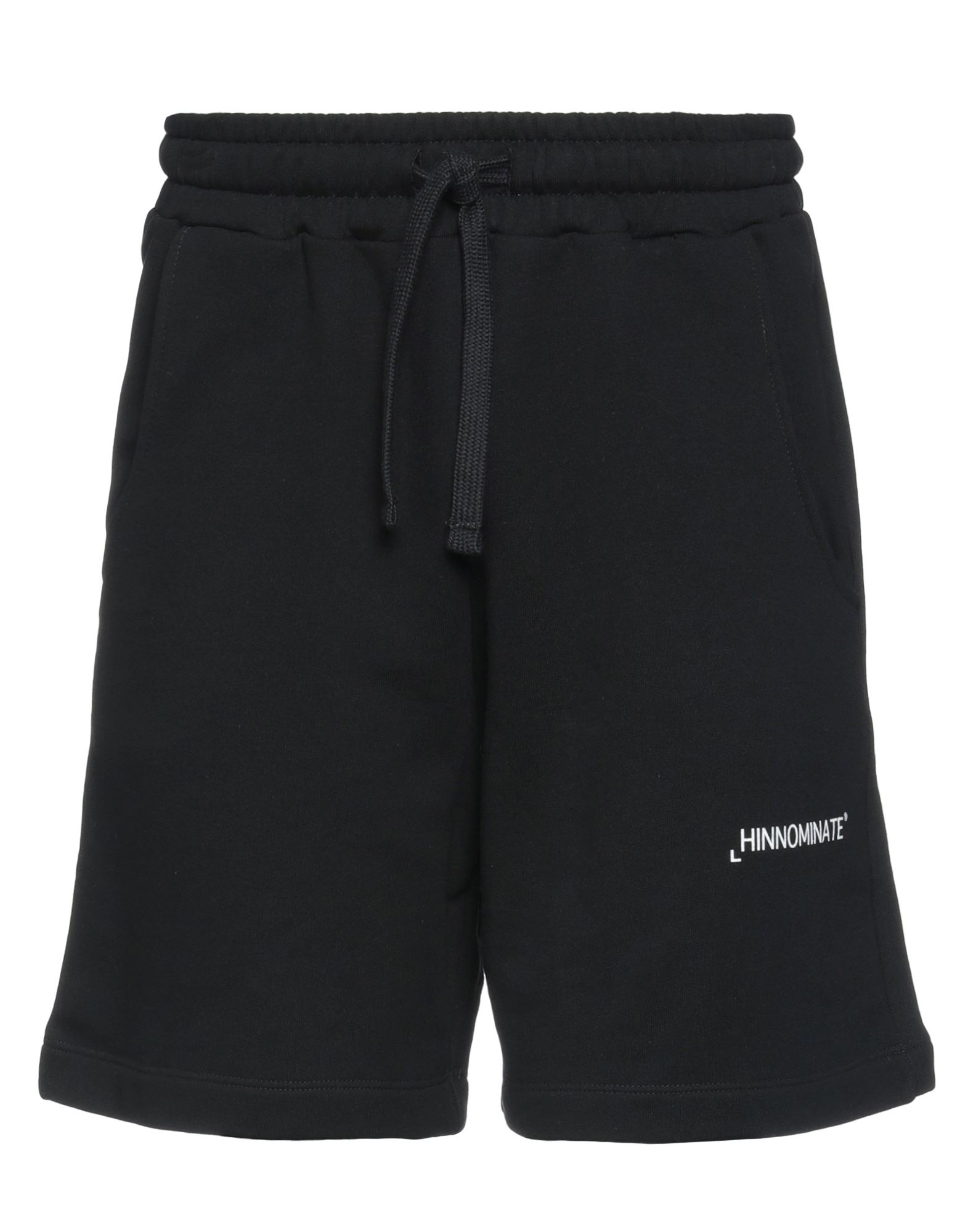 Hinnominate Man Shorts & Bermuda Shorts Black Size Xs Organic Cotton