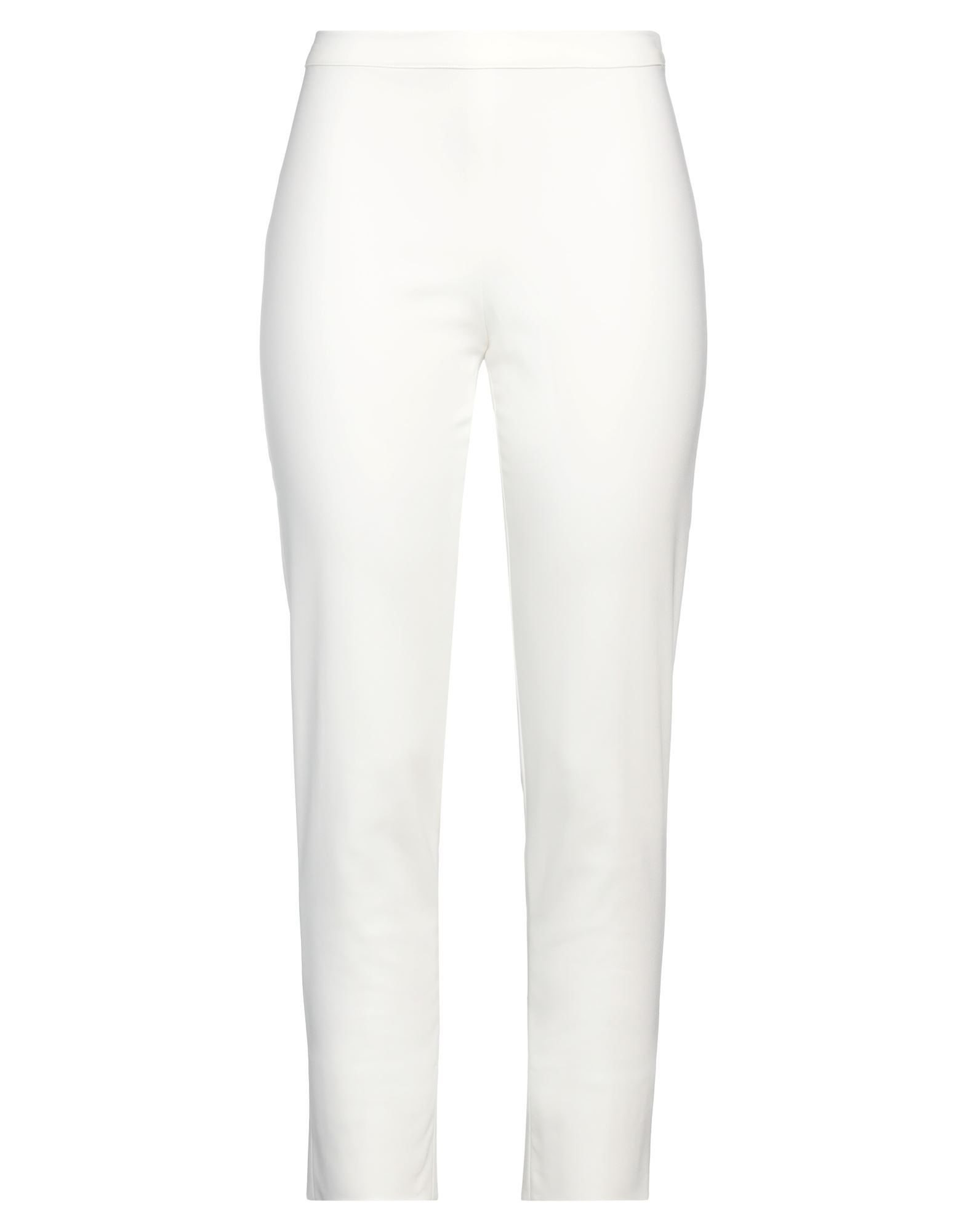 Diana Gallesi Woman Pants White Size 6 Cotton, Polyamide, Elastane