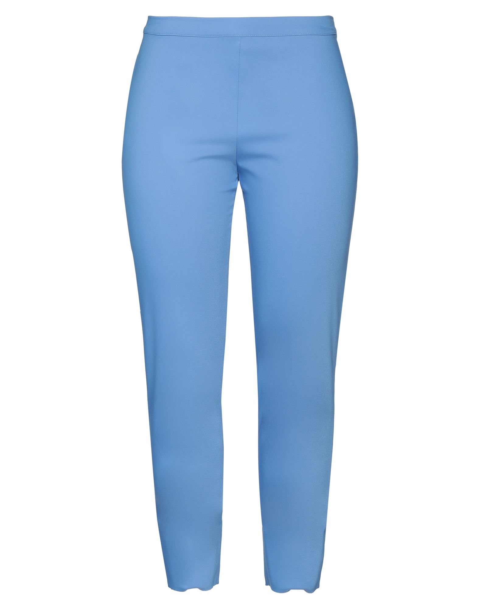 Shop Diana Gallesi Woman Pants Pastel Blue Size 6 Cotton, Polyamide, Elastane