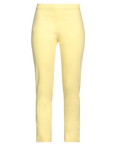 Diana Gallesi Woman Pants Yellow Size 6 Cotton, Polyamide, Elastane