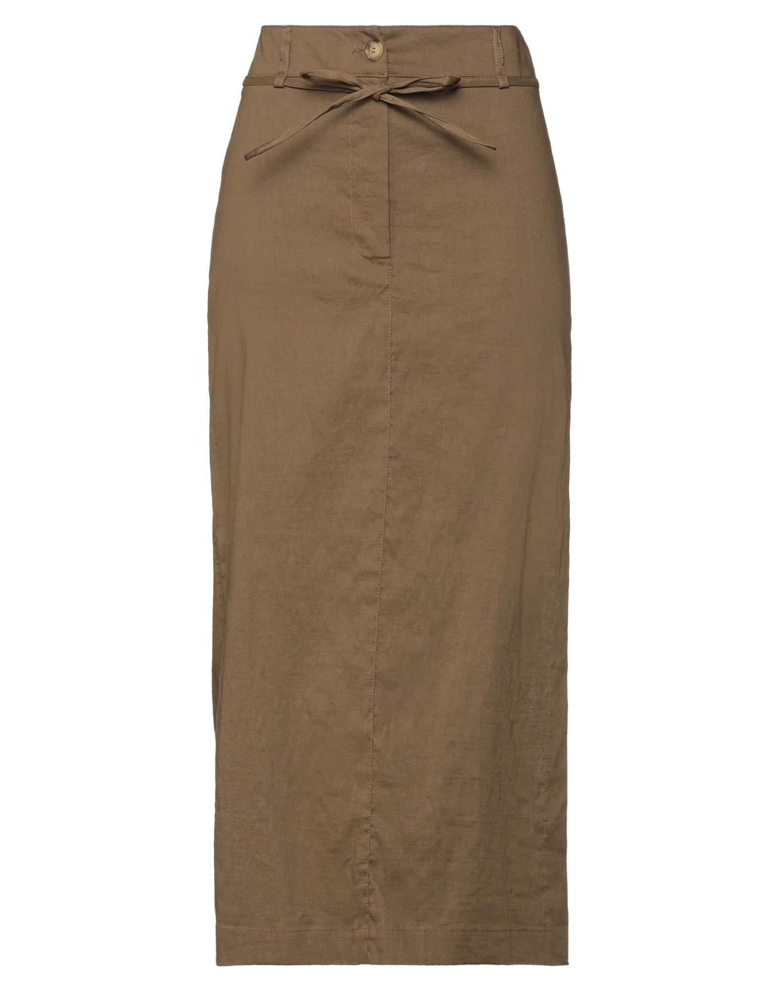 Seventy Sergio Tegon Midi Skirts In Khaki