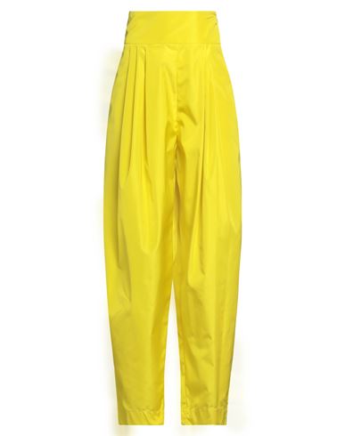 Erika Cavallini Woman Pants Yellow Size 8 Polyester