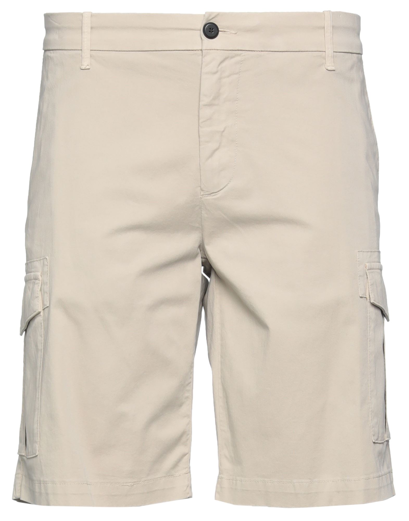 Eleventy Man Shorts & Bermuda Shorts Beige Size 38 Cotton, Elastane