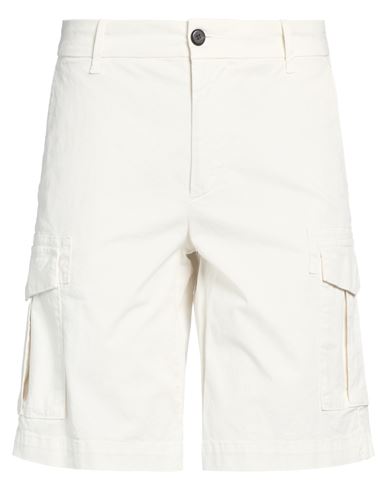 Eleventy Man Shorts & Bermuda Shorts Off White Size 31 Cotton, Elastane