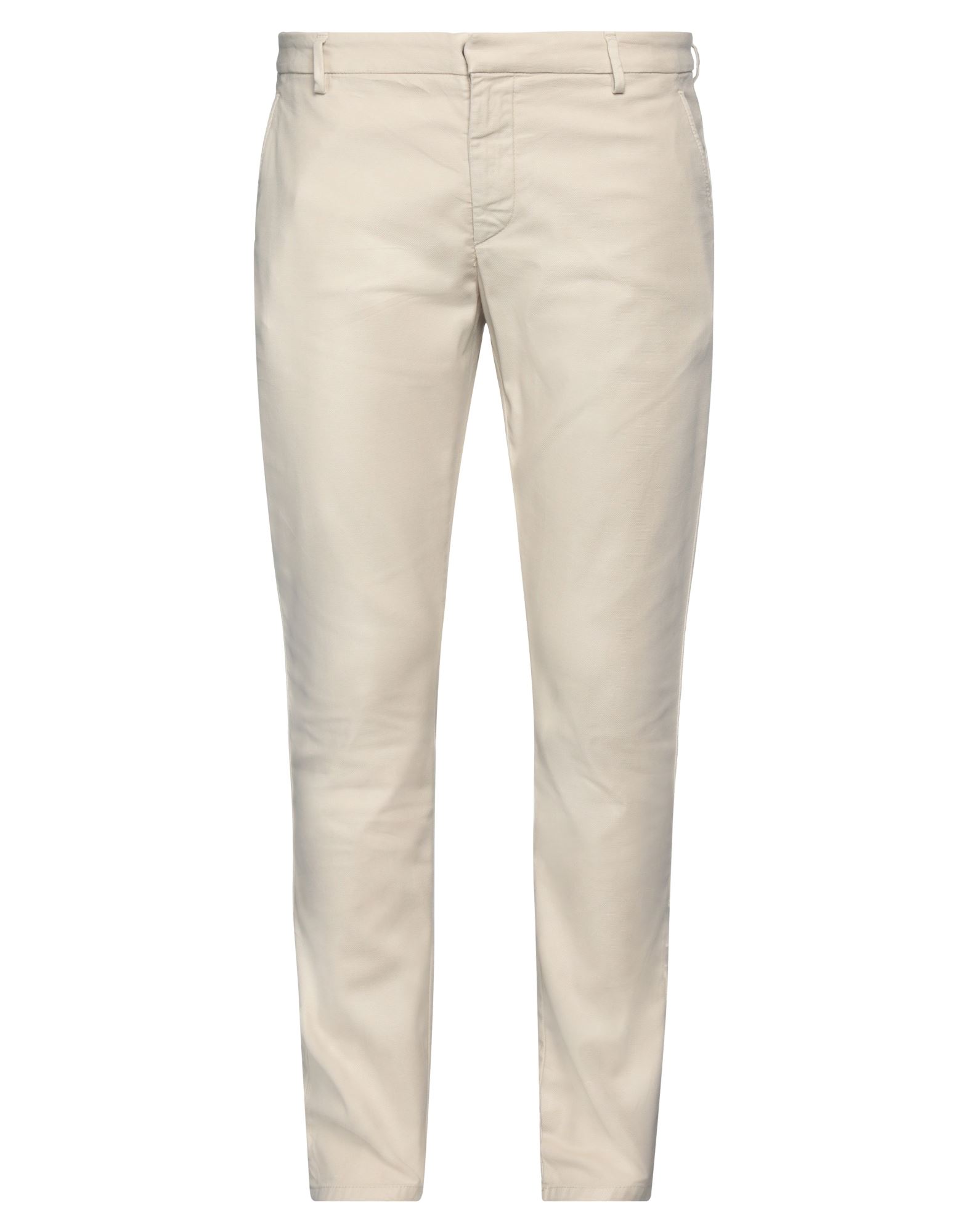 Dondup Stretch Cotton Pants In Beige