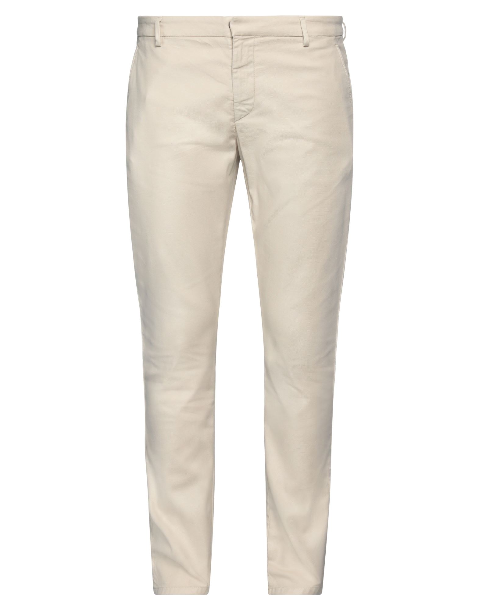 DONDUP DONDUP MAN PANTS BEIGE SIZE 36 COTTON, LYOCELL, ELASTANE