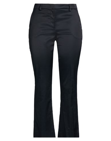Pt Torino Woman Pants Midnight Blue Size 8 Viscose, Cotton, Silk, Elastane In Blue