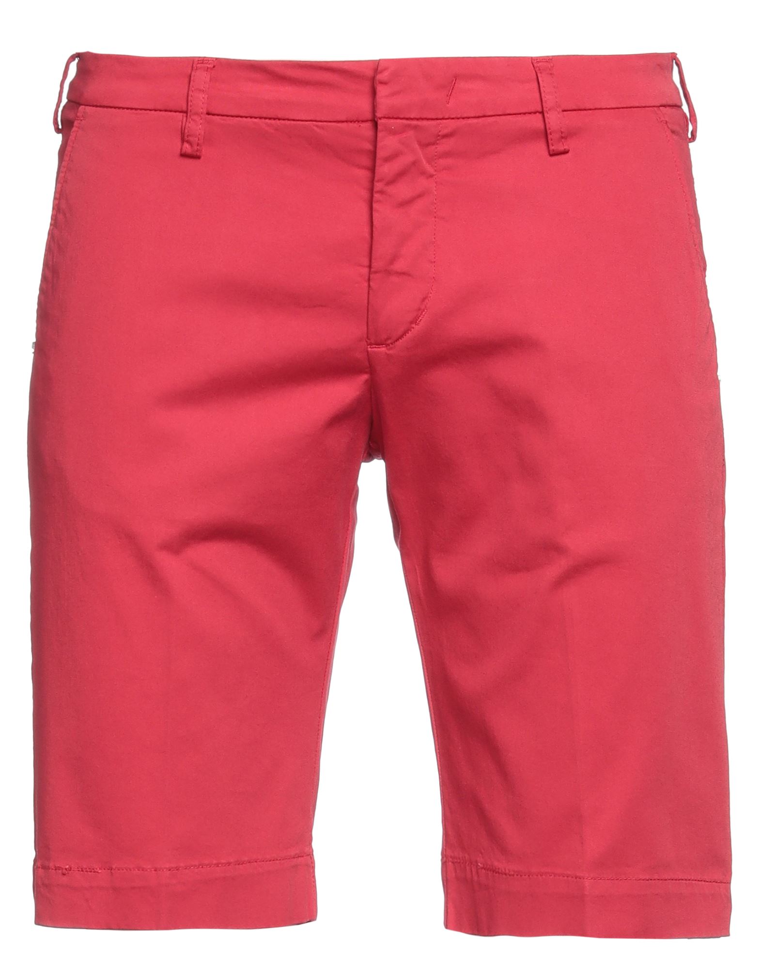 Shop Coroglio By Entre Amis Man Shorts & Bermuda Shorts Red Size 30 Cotton, Elastane