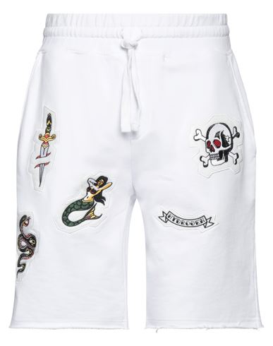 Hydrogen Man Shorts & Bermuda Shorts White Size Xs Cotton, Polyester