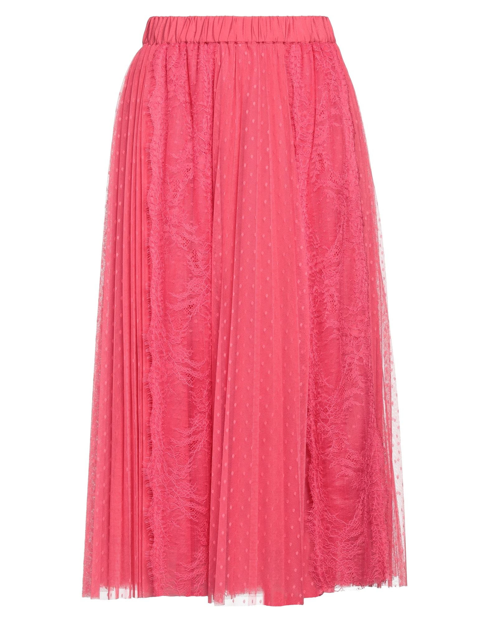 Actitude By Twinset Midi Skirts In Fuchsia