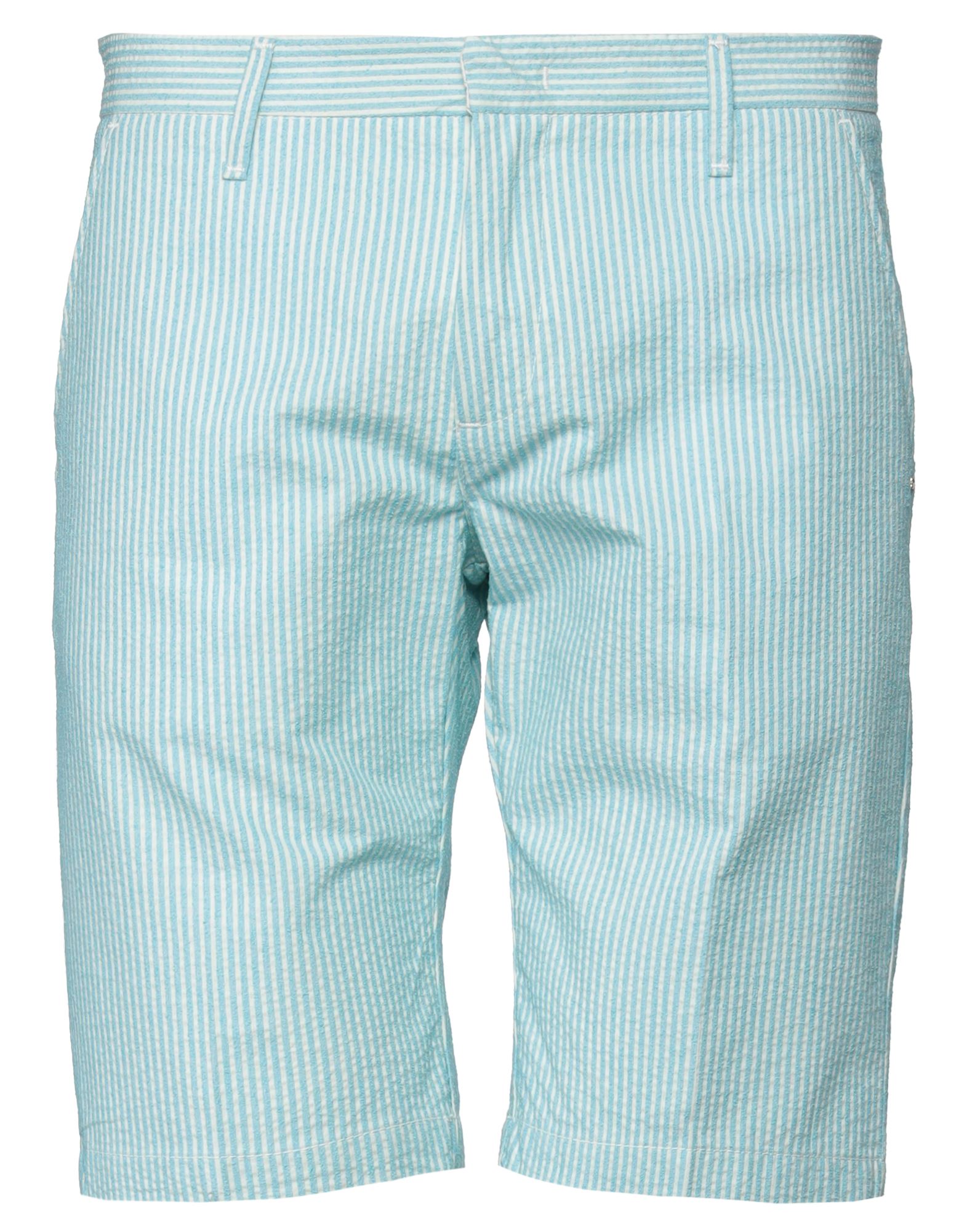 Entre Amis Man Shorts & Bermuda Shorts Sky Blue Size 32 Cotton, Polyamide, Elastane