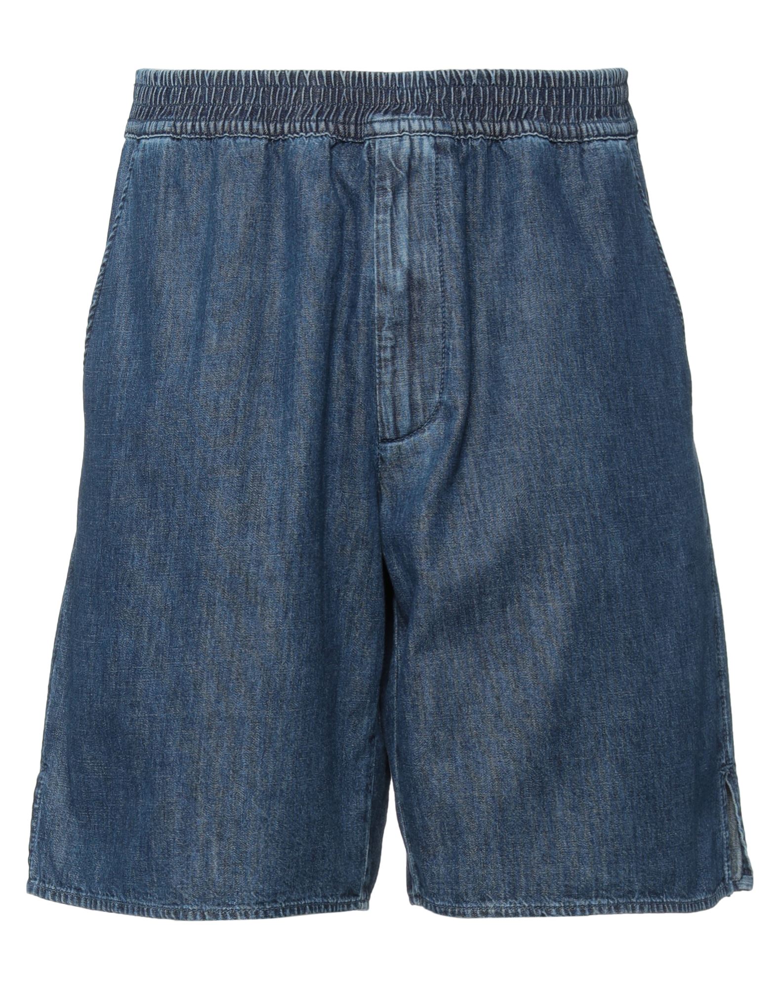 Valentino Garavani Man Denim Shorts Blue Size 34 Cotton