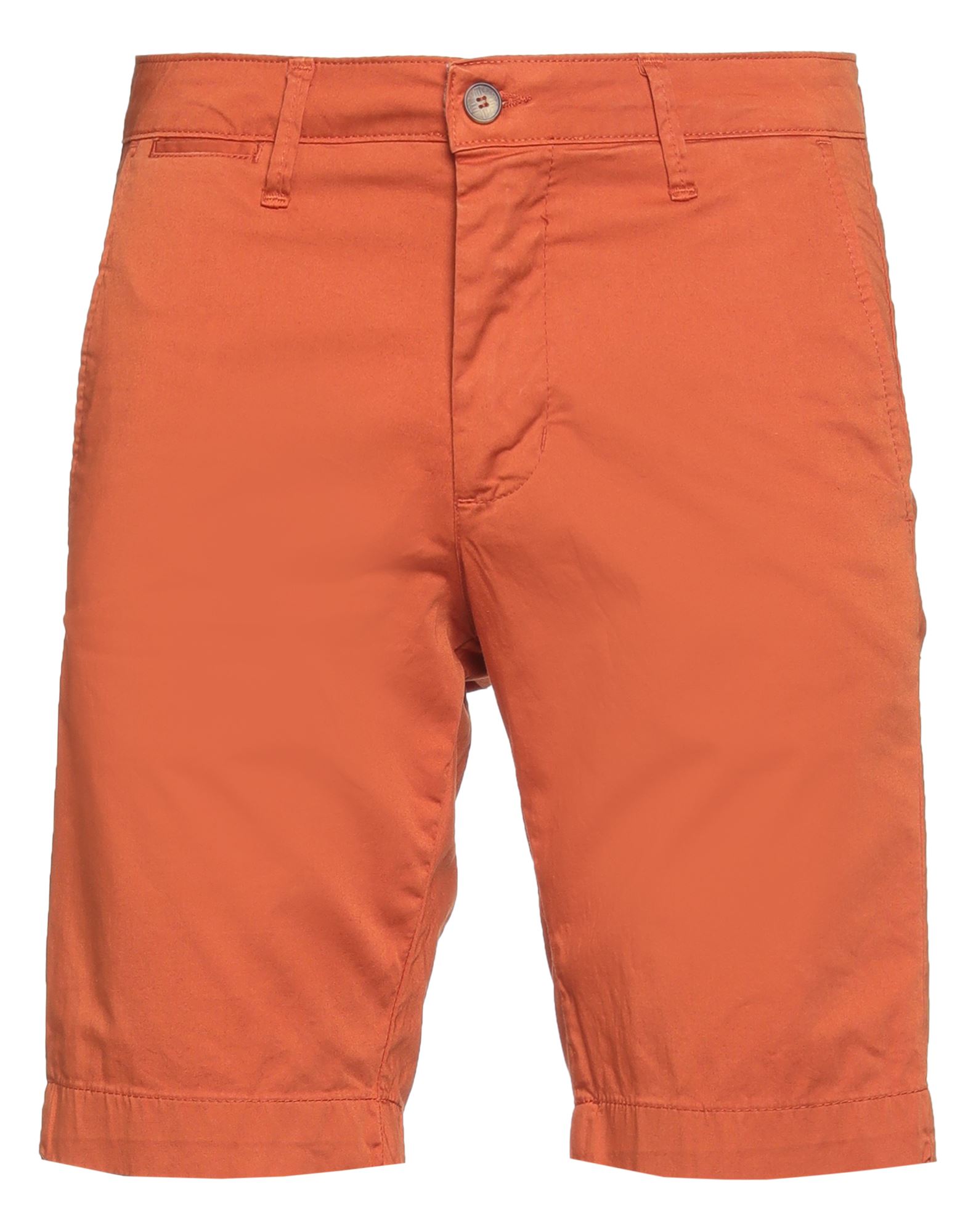 Squad² Man Shorts & Bermuda Shorts Rust Size 28 Cotton, Elastane In Red