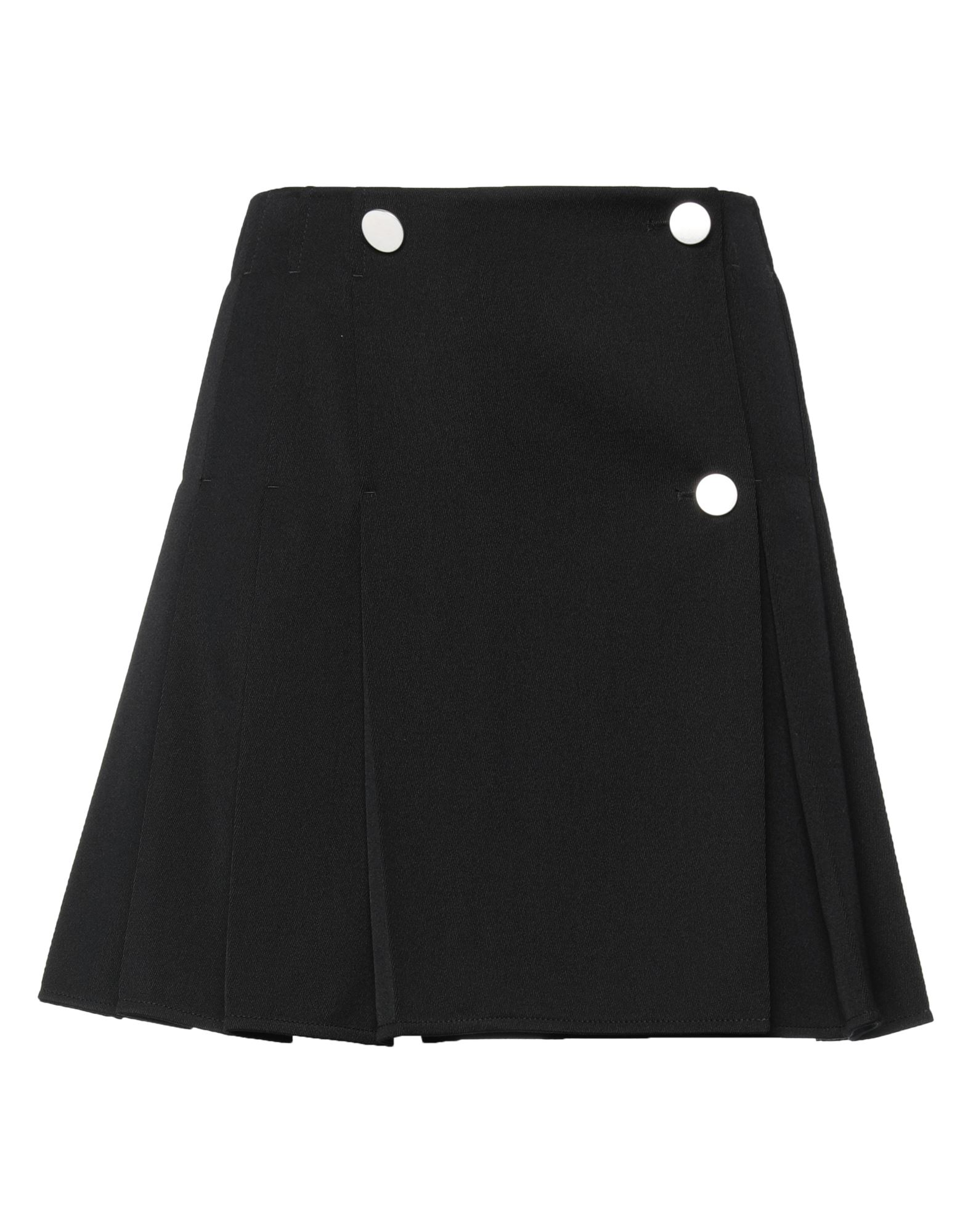 BOTTEGA VENETA BOTTEGA VENETA WOMAN MINI SKIRT BLACK SIZE 4 WOOL 