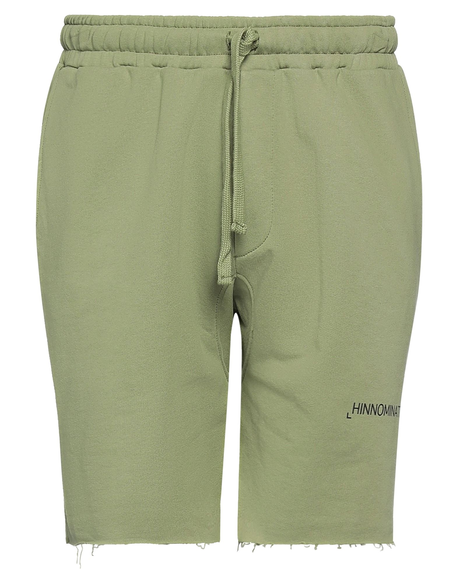 Hinnominate Man Shorts & Bermuda Shorts Military Green Size S Cotton