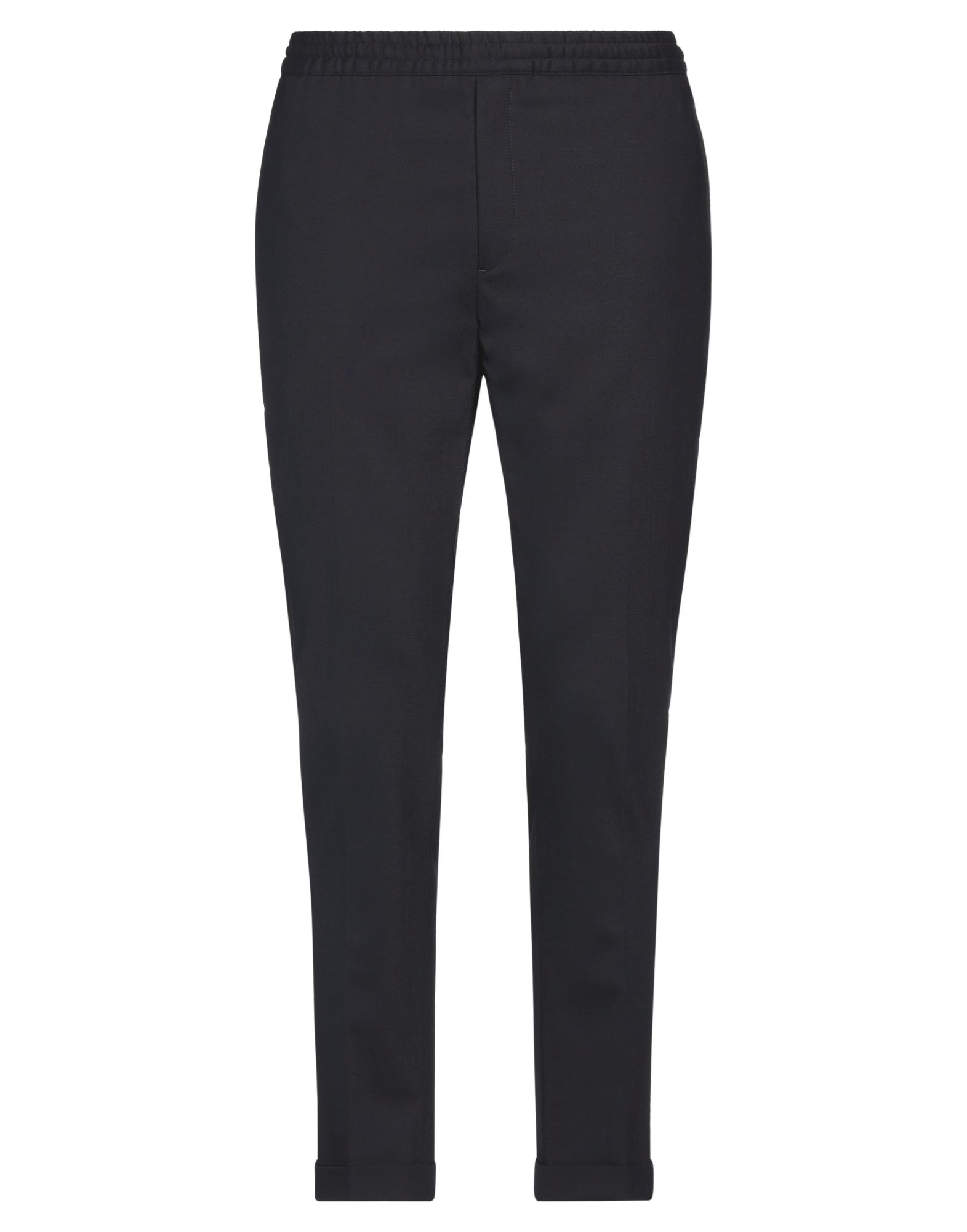 Neil Barrett Man Pants Midnight Blue Size 34 Polyester, Virgin Wool, Elastane In Black