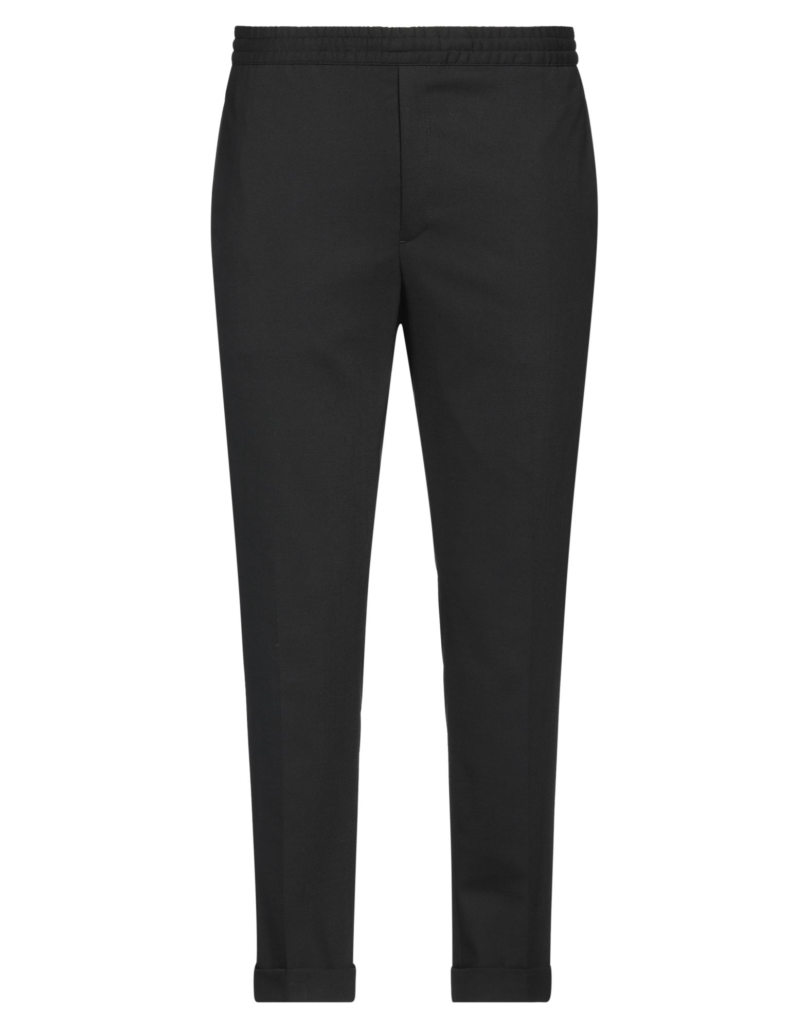 Shop Neil Barrett Man Pants Black Size 38 Polyester, Virgin Wool, Elastane