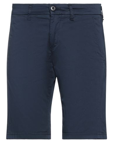Guess Man Shorts & Bermuda Shorts Navy Blue Size 28 Cotton, Elastane