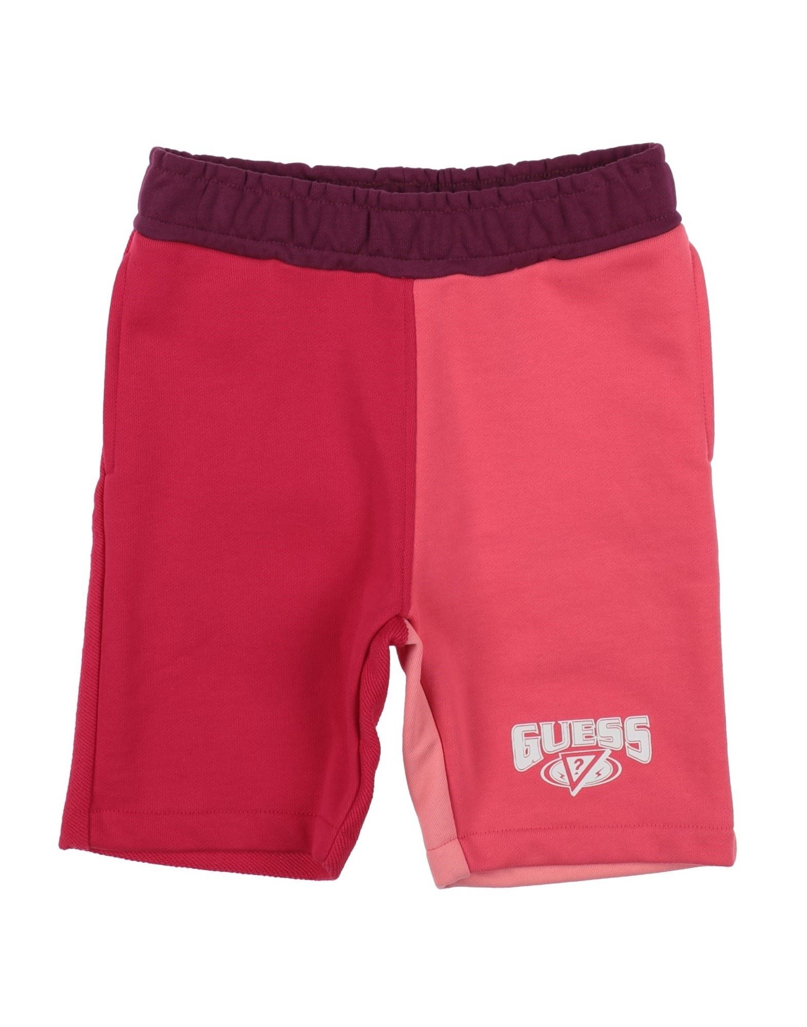 Guess Kids'  Toddler Boy Shorts & Bermuda Shorts Fuchsia Size 4 Cotton In Pink