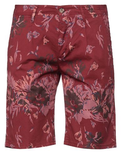 Ago.ra.lo Ago. Ra. Lo. Man Shorts & Bermuda Shorts Brick Red Size 32 Cotton, Elastane